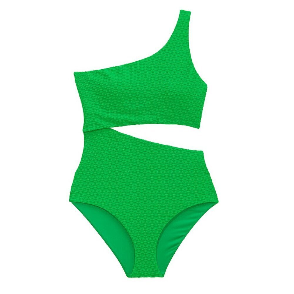 New! Victoria's Secret One Shoulder Asymmetric One Piece Swimsuit - 37165